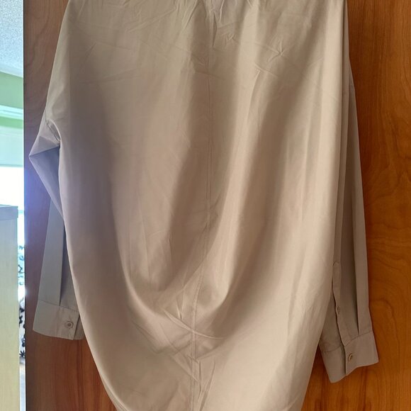 Tibi Italian Sporty Nylon Cowl Neck Top - Picture 7 of 8